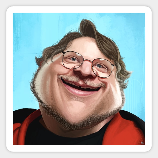 Guillermo del Toro Sticker by metmangindaan